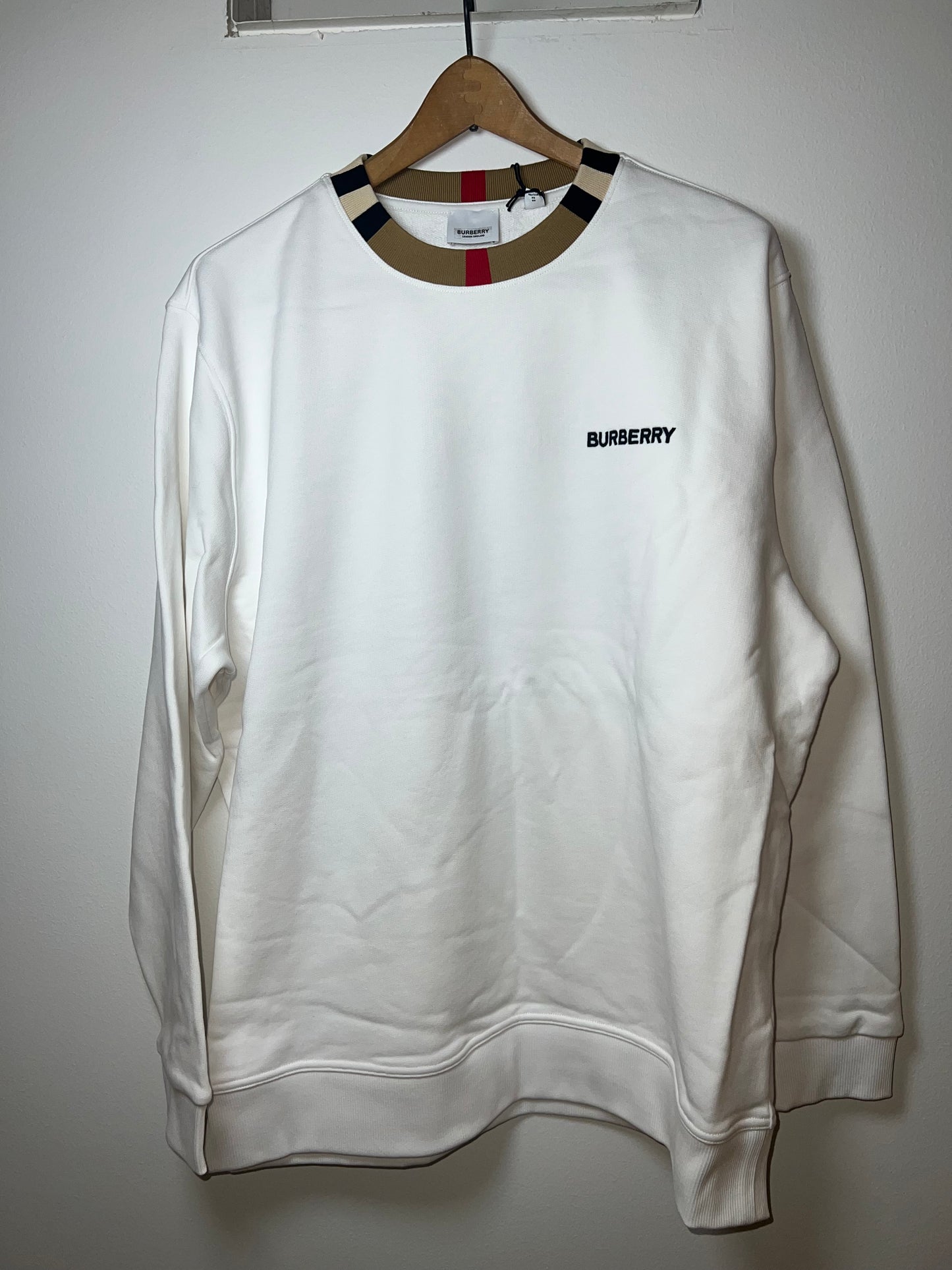 Burberry Jayson Icon Stripe Crewneck Sweatshirt