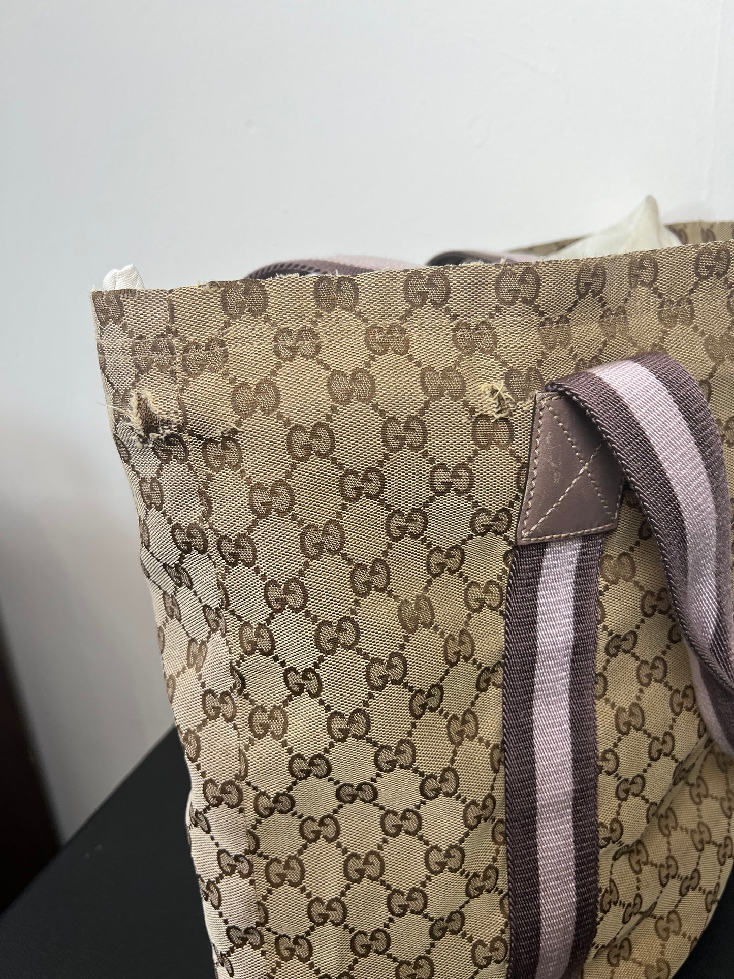 Gucci GG Sherry Line Tote Bag
