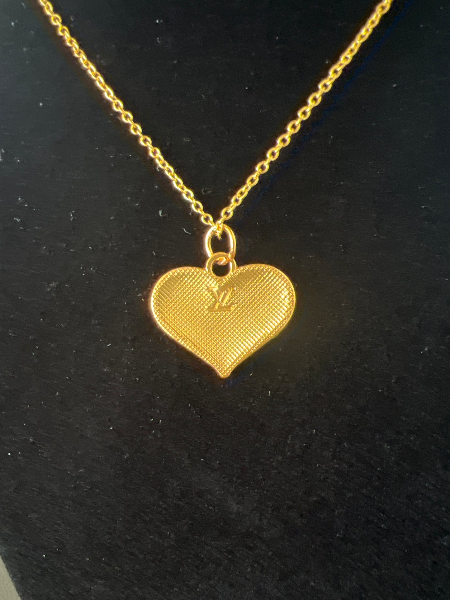 Louis Vuitton Heart Charm Necklace