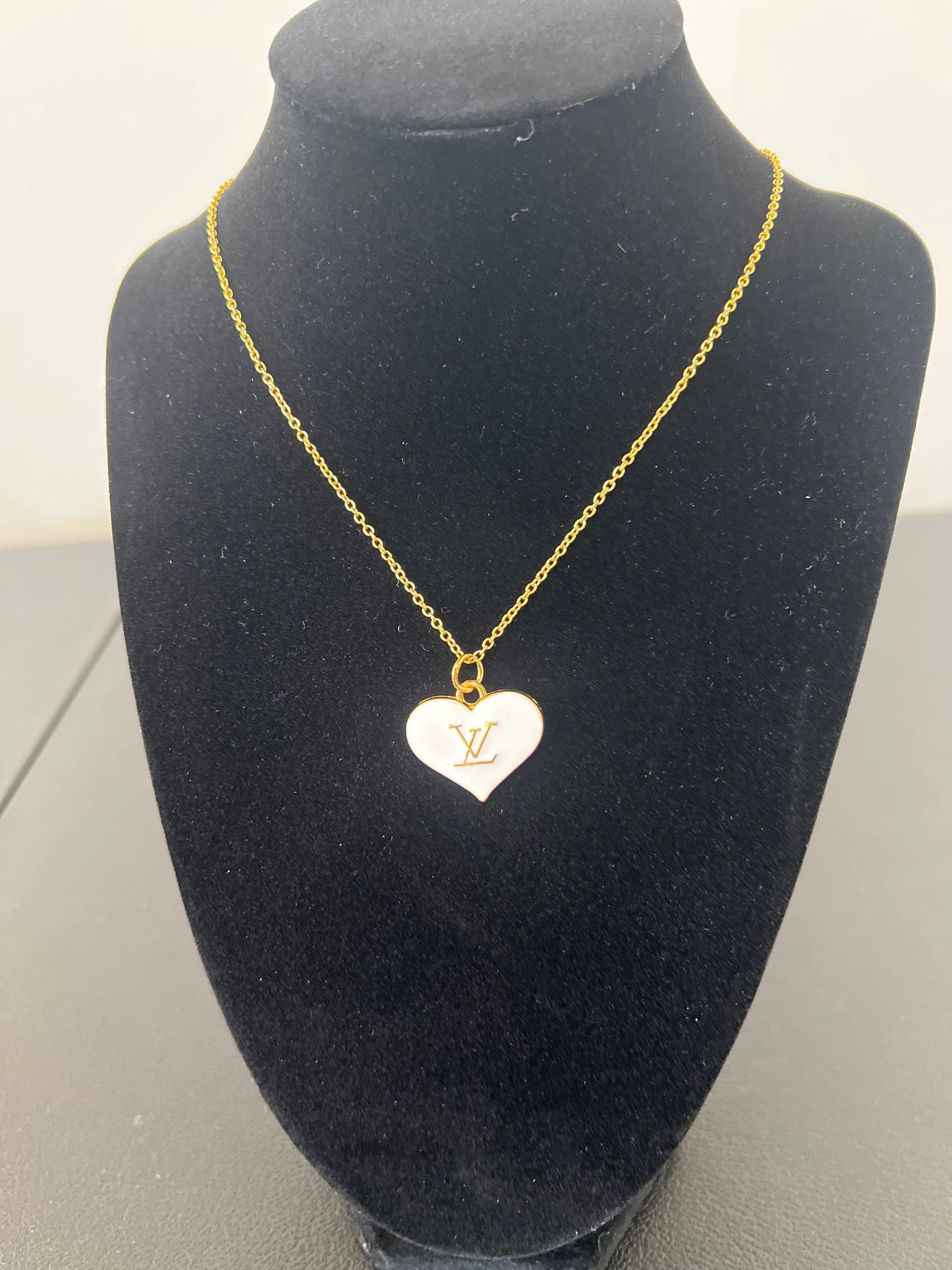 Louis Vuitton Heart Charm Necklace