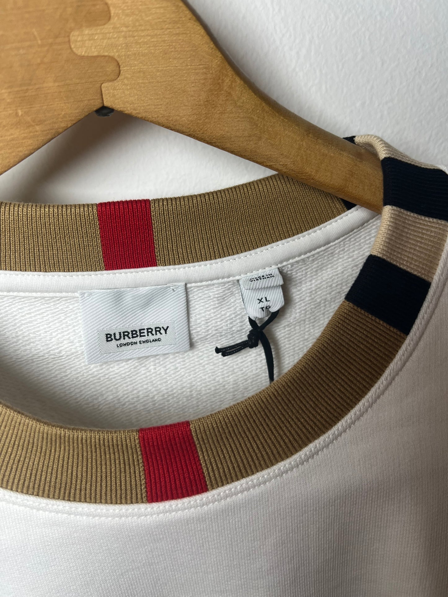 Burberry Jayson Icon Stripe Crewneck Sweatshirt