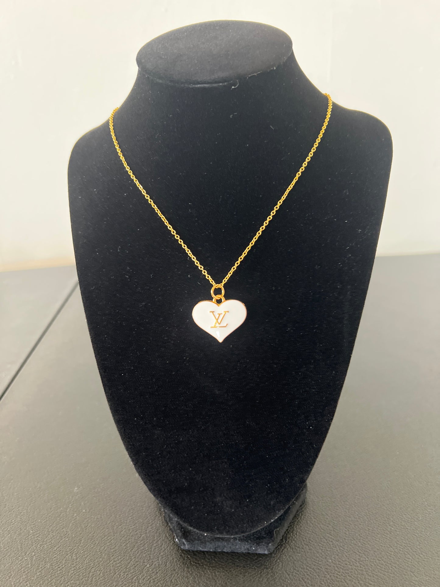 Louis Vuitton Heart Charm Necklace